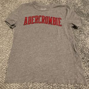 Abercrombie kids gray and red shirt 11/12